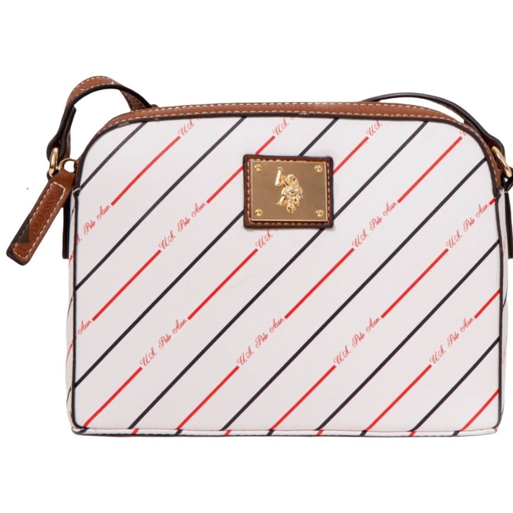 NWT U.S. Polo Assn. Stripe Crossbody Bag